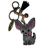 CHIHUAHUA GREY KEY CHAIN