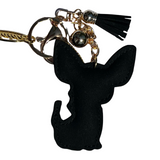 CHIHUAHUA GREY KEY CHAIN