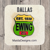 DALLAS Limited Edition EWING OIL Lapel Pin-Exclusive