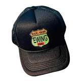 DALLAS Limited Edition EWING OIL BLACK TRUCKER CAP-Exclusive