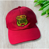 DALLAS Limited Edition EWING OIL BURGUNDY CAP-Exclusive