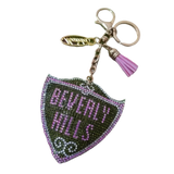 BEVERLY HILLS RHINESTONE KEY CHAIN - EXCLUSIVE