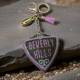 BEVERLY HILLS RHINESTONE KEY CHAIN - EXCLUSIVE