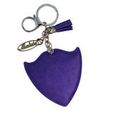 BEVERLY HILLS RHINESTONE KEY CHAIN - EXCLUSIVE VIOLET/AQUA