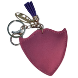 BEVERLY HILLS RHINESTONE KEY CHAIN - EXCLUSIVE ROSE/VIOLET