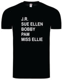 DALLAS Limited Edition Character Names Tee SMALL-Exclusive