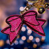 PINK BOW KEY CHAIN