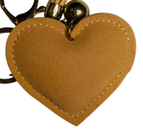 SOLID GOLD HEART KEY CHAIN