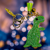 GREEN DINO KEY CHAIN