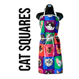 CAT SQUARES APRON - EXCLUSIVE