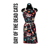 DAY OF THE DEAD - CATS APRON - EXCLUSIVE