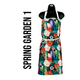 SPRING GARDEN I (BLUE) APRON - EXCLUSIVE