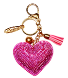 PINK HEART KEY CHAIN