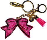 PINK BOW KEY CHAIN