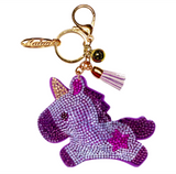 PURPLE UNICORN KEY CHAIN