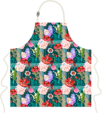 SPRING GARDEN I (BLUE) APRON - EXCLUSIVE